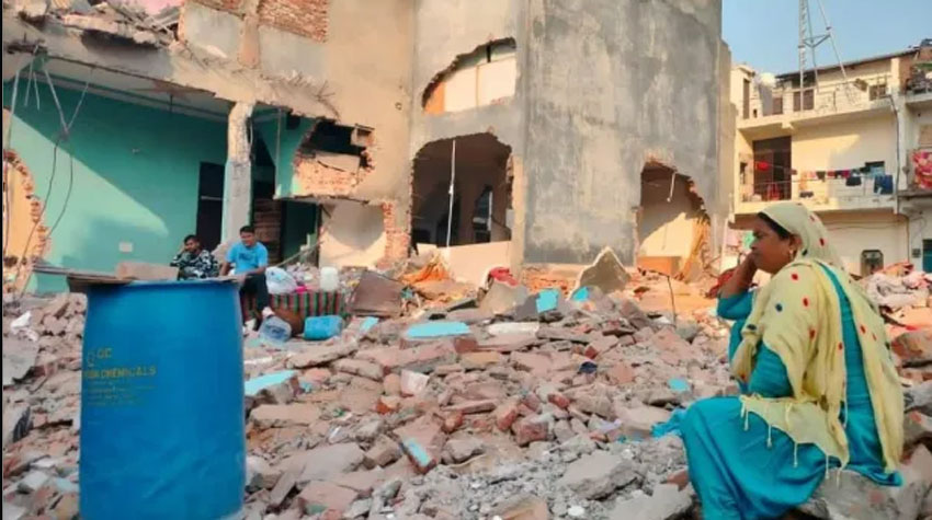 25 homes of Muslims demolished in New Delhi amid police brutality
