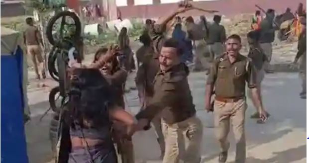 Police in UP thrashes Dalit women