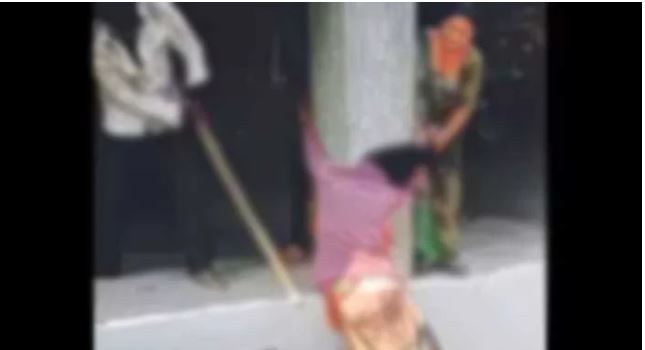India: Woman tied to pole, beaten barbarically by former-in-laws