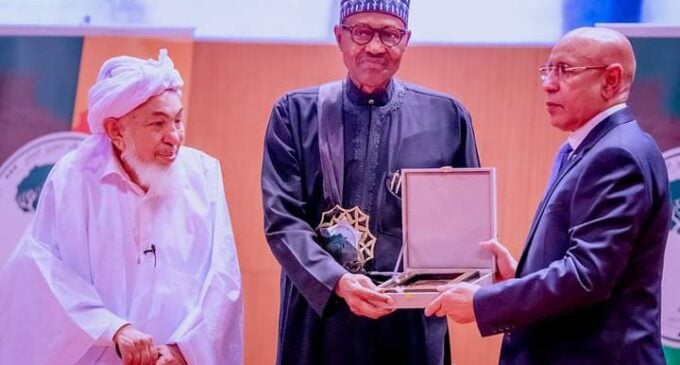 Buhari receives award for Peace in Africa