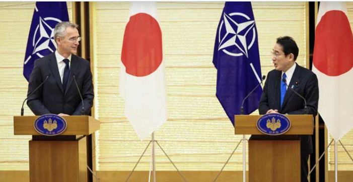 Japan & NATO pledge 'firm' response to China, Russia threats