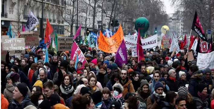France hit by second nationwide strike against pension reform