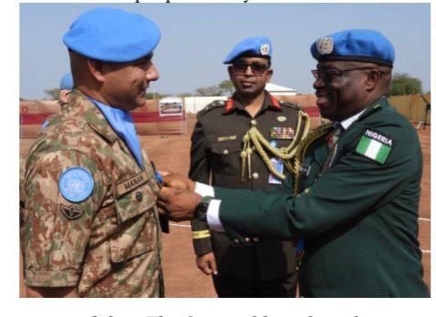 UN applauds Pakistani peacekeepers with medals
